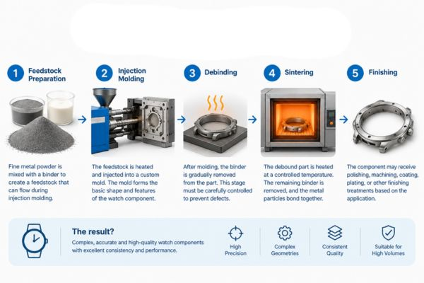 Metal Injection Molding Works for Watch Components Metal Injection Molding Works for Watch Components