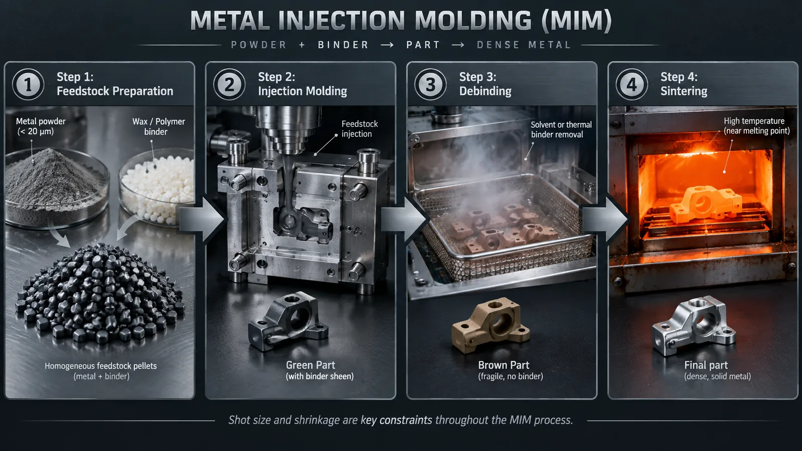 Metal Injection Molding Process Work Metal Injection Molding Process Work