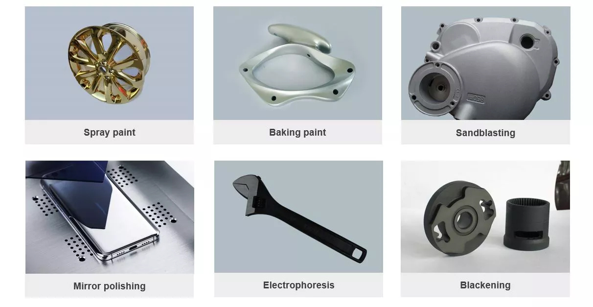 metal parts surface finish, secondary process