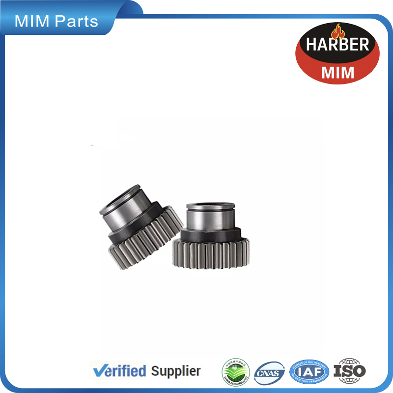 Metal Injeção Moldagem Espiral Bevel Gears Set Parts 